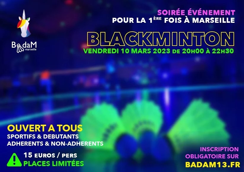 Blackminton à Marseille