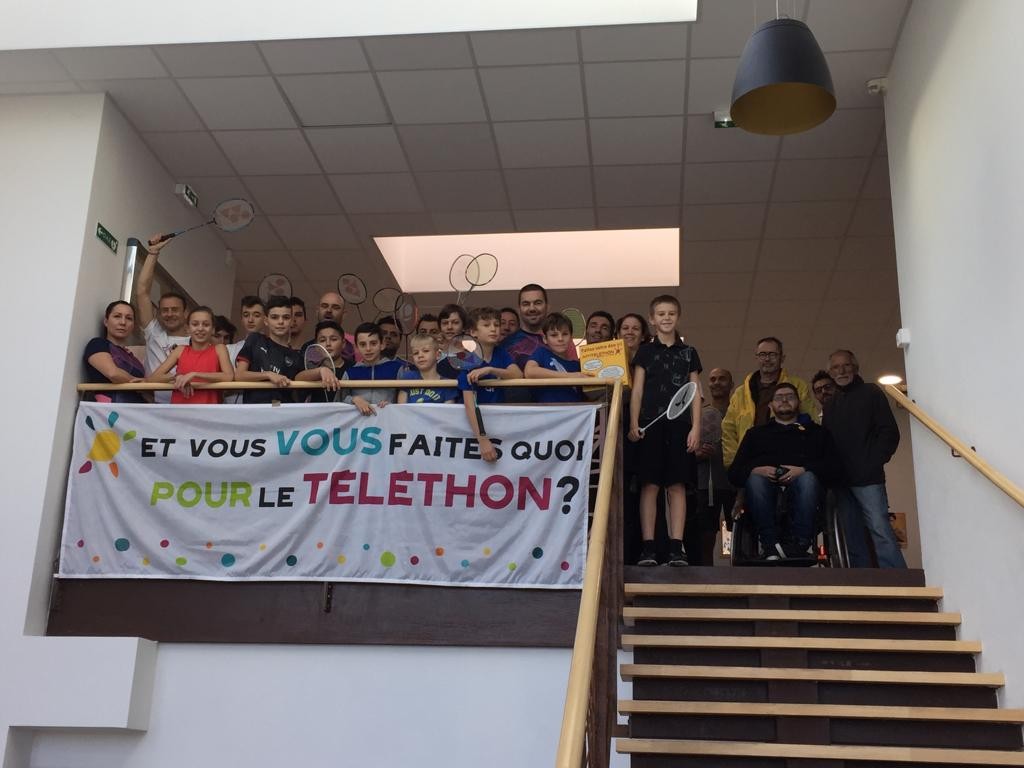 Le club de badminton de Peypin se mobilise au profit du téléthon