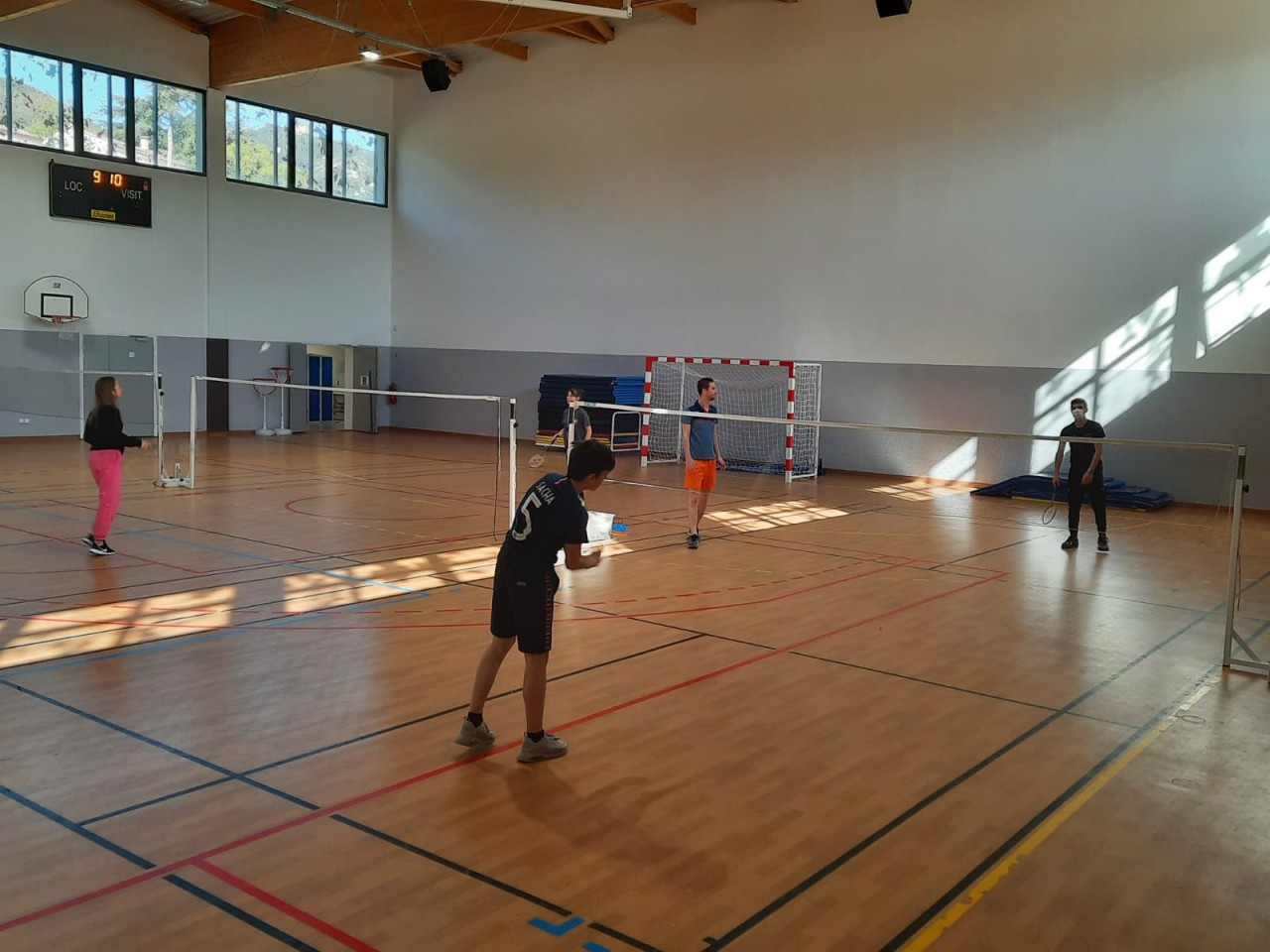 Stage Badminton pour les jeunes du club de PEYPIN